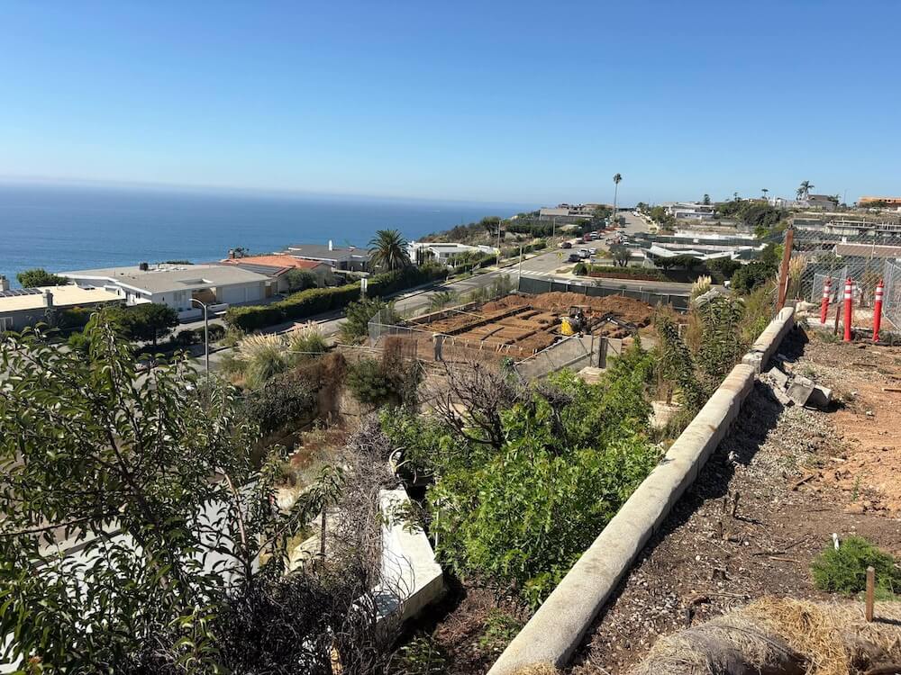 Tahitian Terrace construction site overview