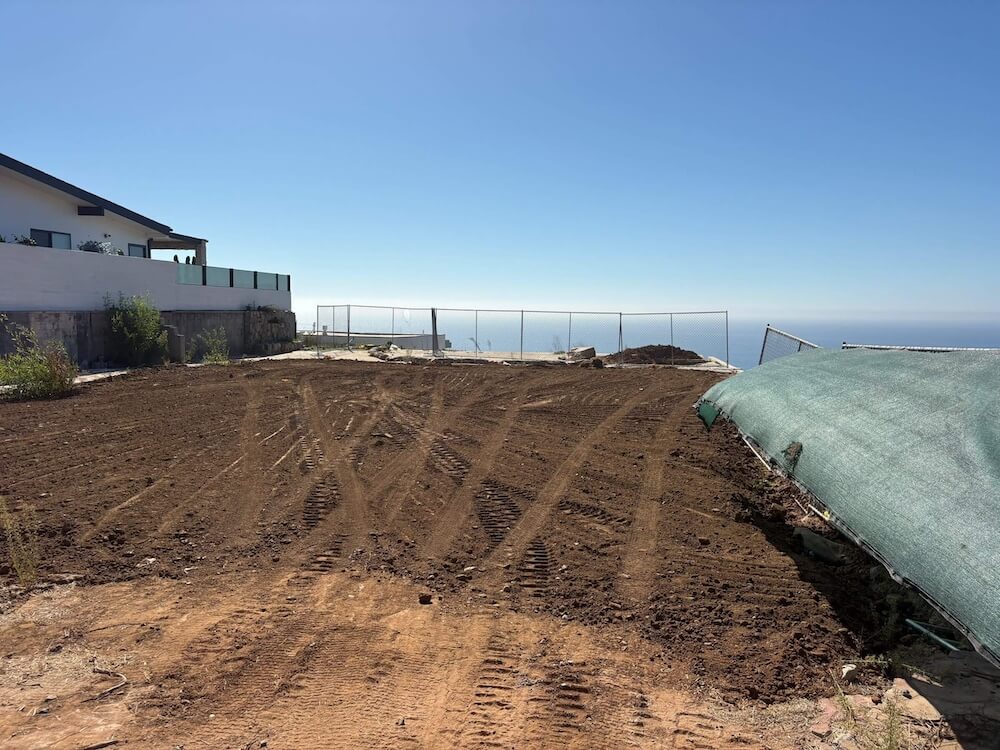Graded space at Tahitian Terrace